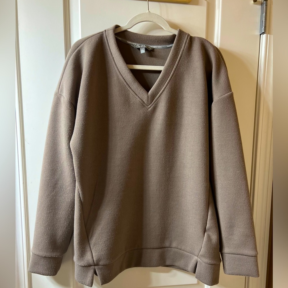 #54. Marc New York Andrew Marc Men's Large V-Neck Pullover Ribbed